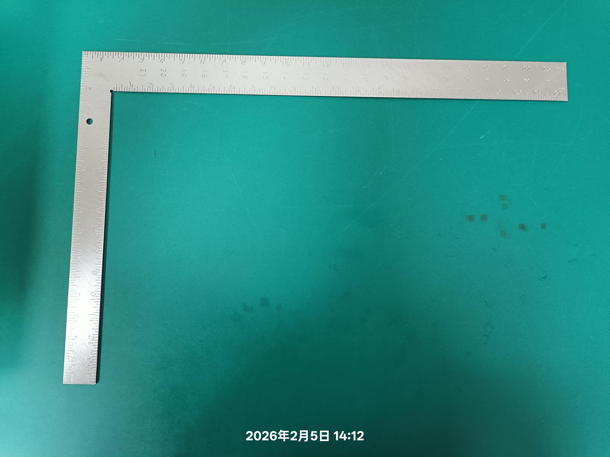 Steel framing square