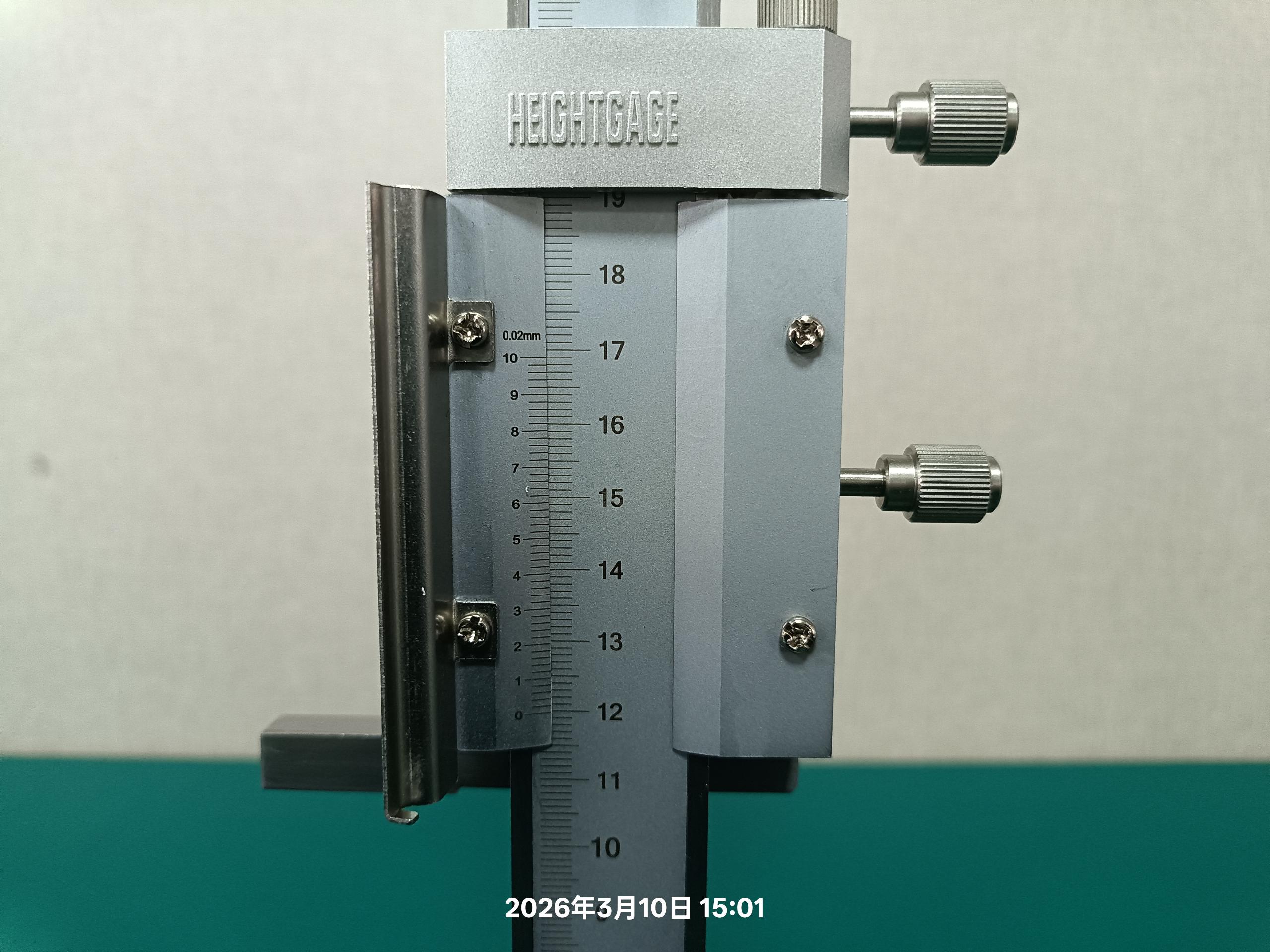 Stainless steel vernier height gauge with adjustable scale,open block