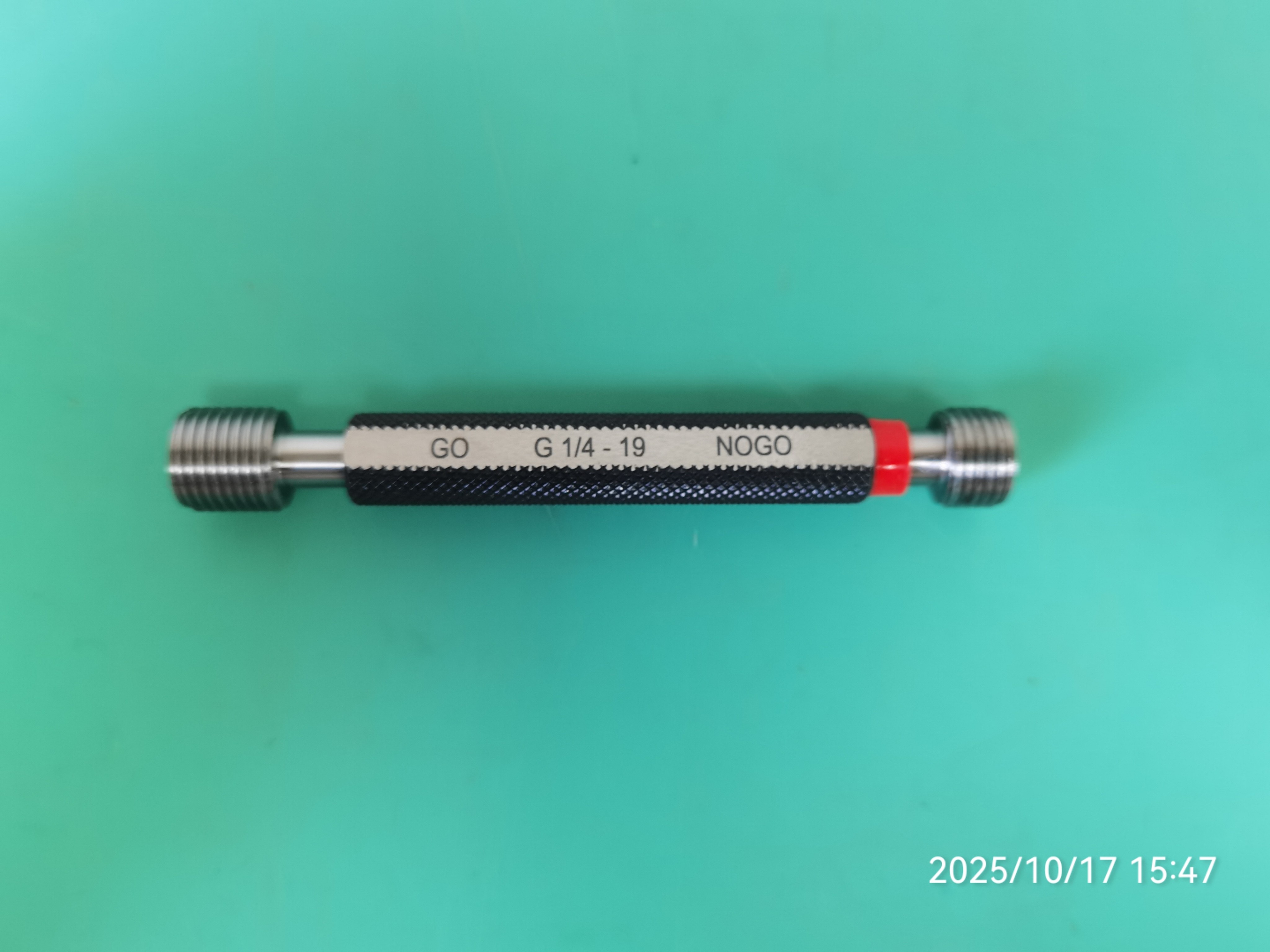 Whitworth pipe thread plug gauge BSPP