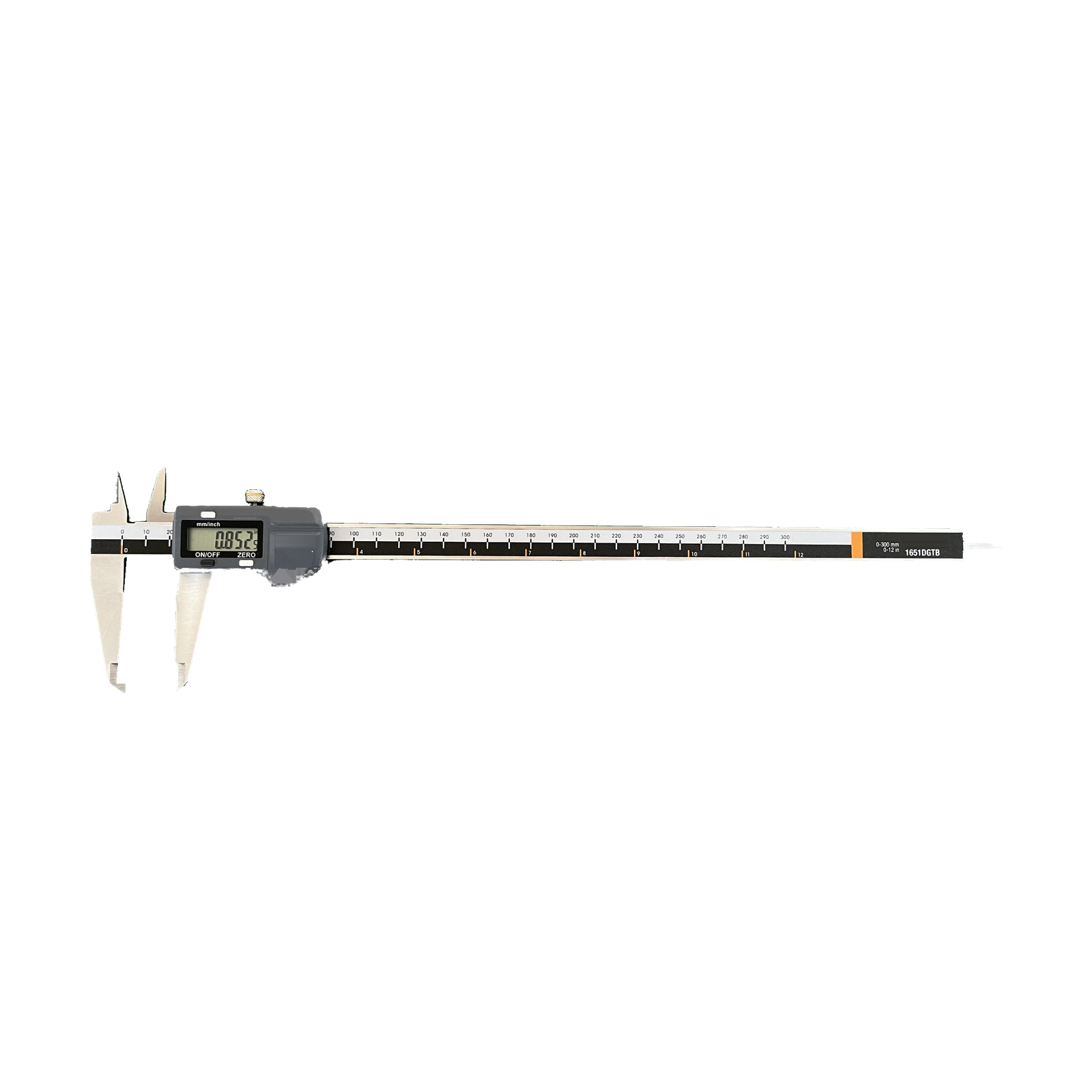 Digital Vernier Caliper 0.01mm Stainless Steel, DIN 862, mm/inch, Screw Lock, 3-Button, WERKA Style