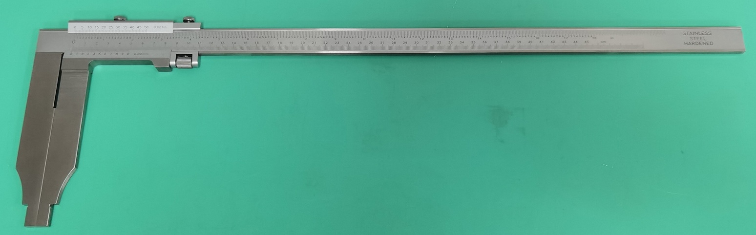 Stainless Steel Workshop Vernier Caliper without Upper Jaws